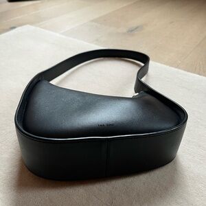 The Row Black Half Moon Bag